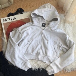 Aritzia TNA Cozy Extra Fleece Boyfriend Fit Sweater